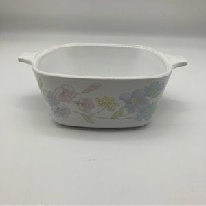 Corning Ware Pastel Bouquet P-43-B 700ml casserole dish